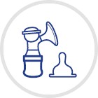CANPOL SADA FĽAŠI NA UCHOVÁVANIE MLIEČNEJ POTRAVINY 120ml 3 ks. 0+ 35/235