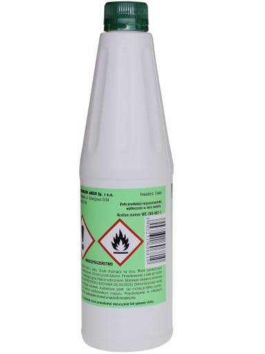 Rozpúšťadlo Acetón Anser 500 ml