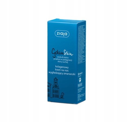 Ziaja GDANSKIN 0 SPF krém na tvár proti nedokonalostiam na noc 50 ml