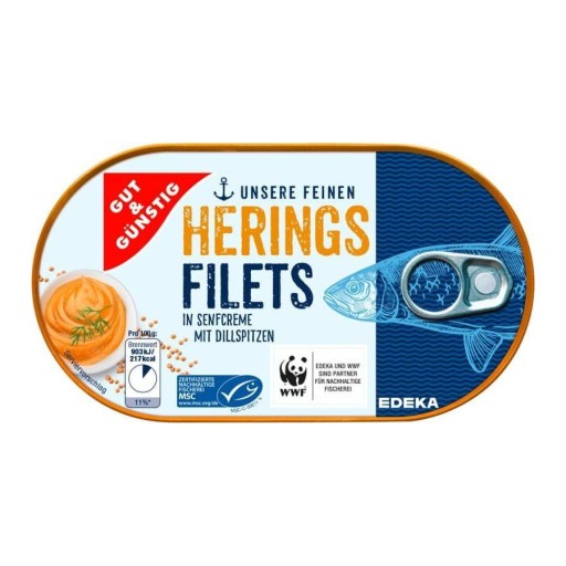 G&G Filet zo sleďa v horčicovej smotane 200g DE