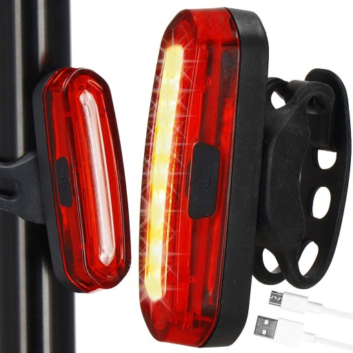 BIKE ZADNÉ SVETLO LED USB SVETLO NA BICYKEL ZADNÉ SVETLO ČERVENÉ