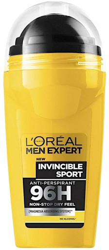 L'OREAL MEN EXPERT INVICIBLE SPORT 50 ml roll-on antiperspirant 96h suchý