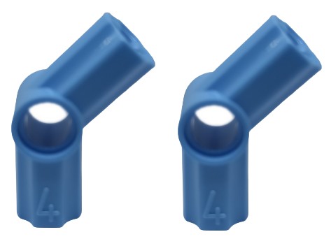 LEGO Konektor nápravy #4 Stredne modrá 32192 - 2 ks