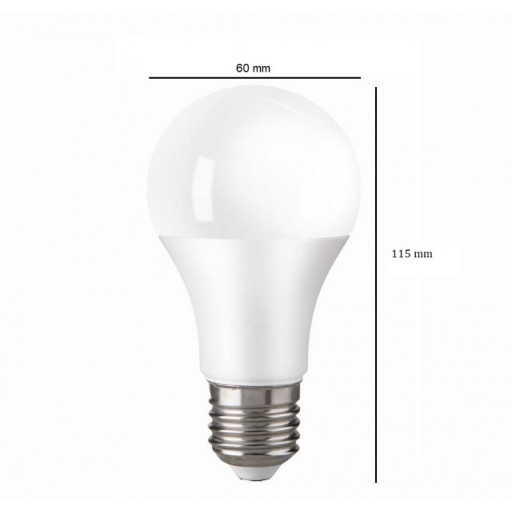 LED ŽIAROVKA A60 9W 12V 24V 36V 48V AC/DC 4000K