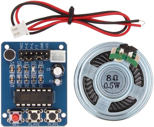 Modul audio rekordéra Reproduktor ISD1820