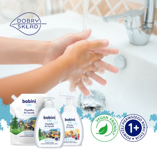 Bobini detské mangové mydlo na umývanie rúk 300 ml