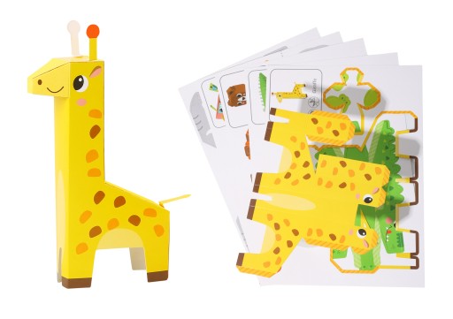 KREATÍVNA 3D ORIGAMI SÚPRAVA DIY WOOPIE ZVIERATKÁ
