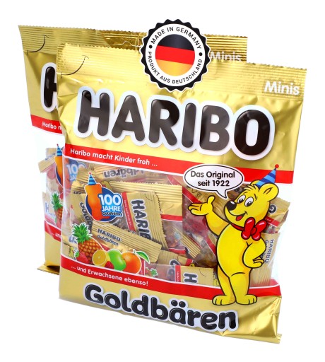 HARIBO MINI Zlaté medvedíky ovocné želé 250 g DE