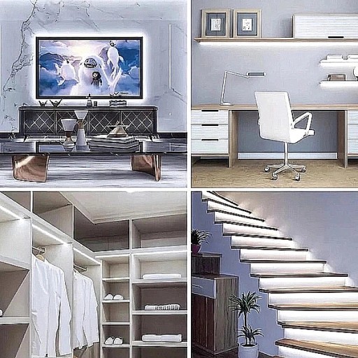 LED pásik kotúč 5m 48W 12V IP20 Osvetlenie studeného nábytku Dekoratívne