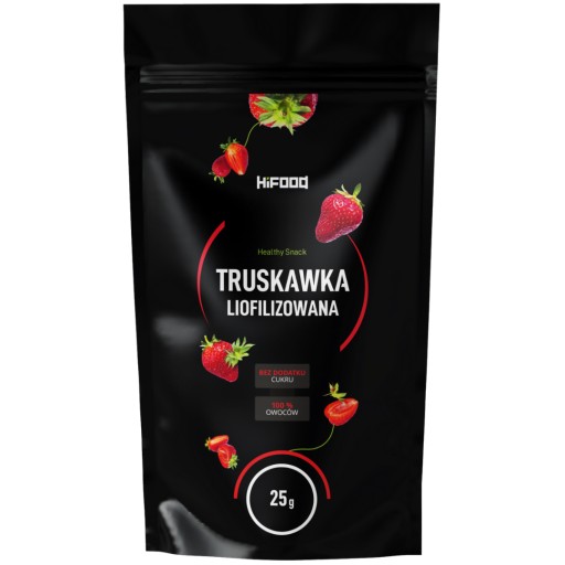 Lyofilizované jahody 25g HiFOOD PREMIUM PLÁTY