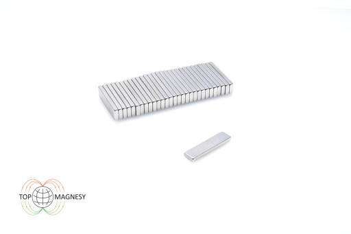 Neodymový tanierový magnet MPŁ 20x5x1,8 N38 10ks