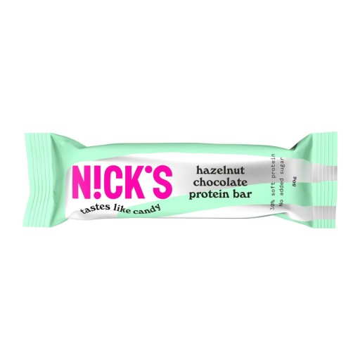 NICK'S Proteínová tyčinka lieskovooriešková čokoláda 50g