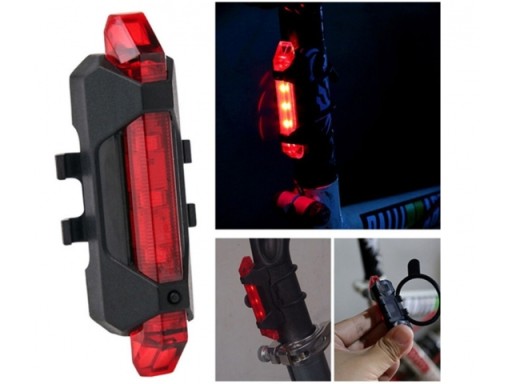 Sada LED svetiel na bicykel predná zadná batéria