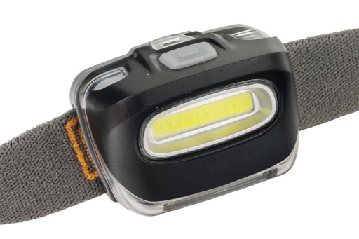 LED čelovka COB IPX3 s funkciou AMiO stroboskopu