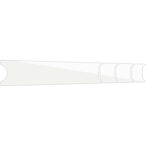 CLEAR FramePAD Protector pre 45 cm rám bicykla
