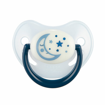 Canpol Baby cumlík silikónový 6-18m, anatomický NIGHT DREAMS