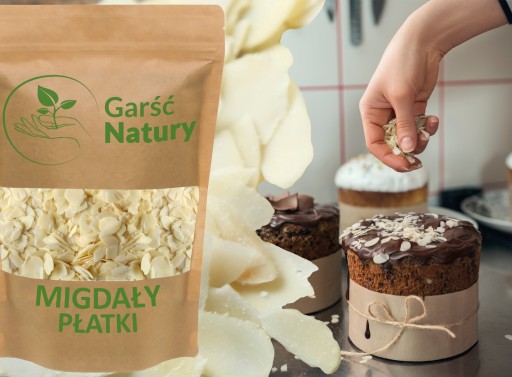 Čerstvé mandľové lupienky 200 g lúpané krájané mandle NON-GMO 0,2 kg