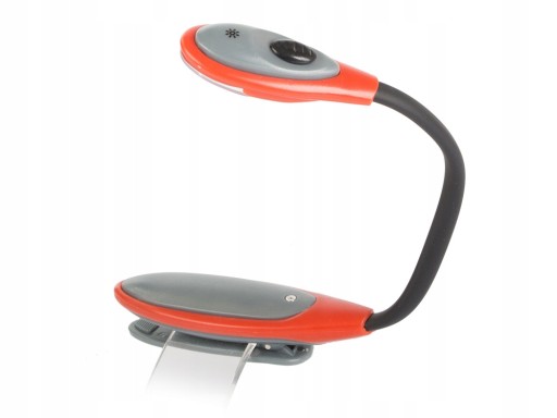 Flexibilná LED lampa na čítanie kníh s klipom