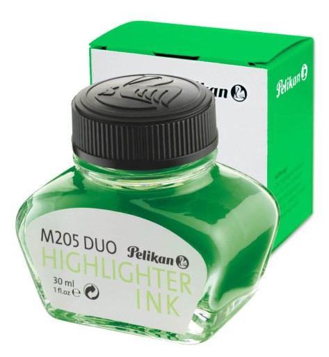 PELIKÁN ATRAMENT NA PERIE 30ML FLUIORESCENT ZELENÁ 339580
