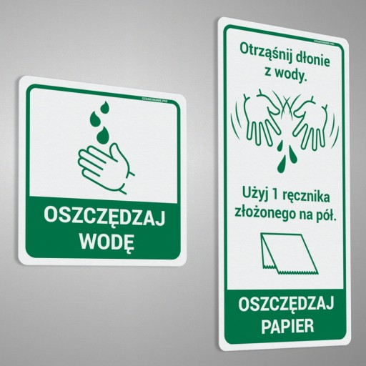 Save Water, Save Paper - samolepky