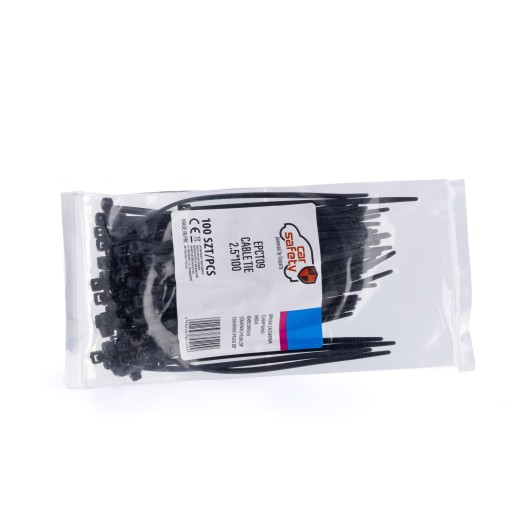 KABELOVÉ VIAZAČKY ČIERNE KABELOVÉ VIAZAČKY 2,5x100mm