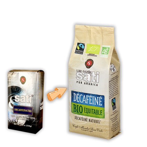 Cafe Sati bez kofeínu 250 g mletá káva (62)