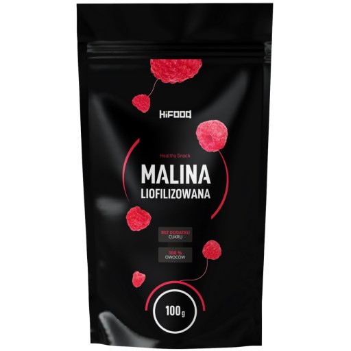 Lyofilizovaná malina GRYS 25g z POLISH HiFOOD PREMIUM malina