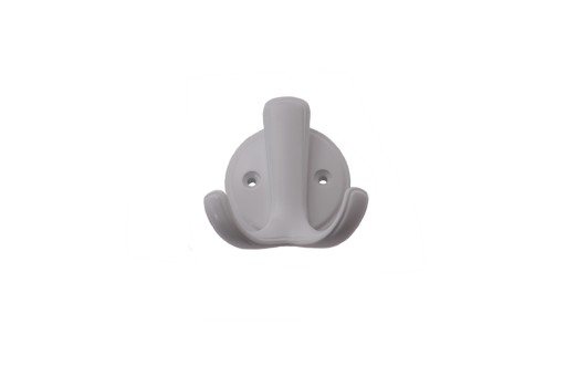 Dvojitý biely vešiak na nábytok 2681