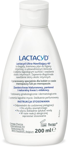 LACTACYD ULTRA MOISTURIZAČNÁ Tekutá Intímna hygiena 40+