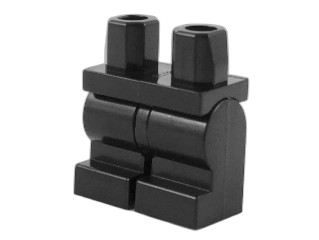 LEGO MOVABLE LEGS 970cm00 čierne Nové (1g)