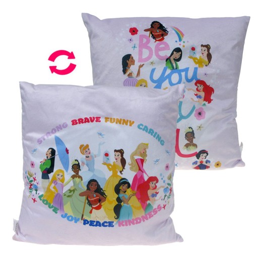 DISNEY PRINCESSES obliečka na vankúš Jasiek 40x40 zamat VELVET