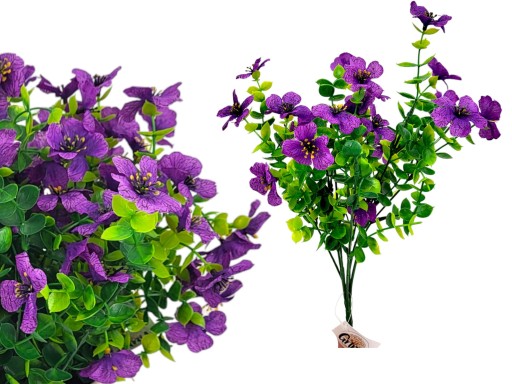Umelé kvety Petúnie Pelargonium Surfinia na balkónovú terasu 1 ks - svetloružové