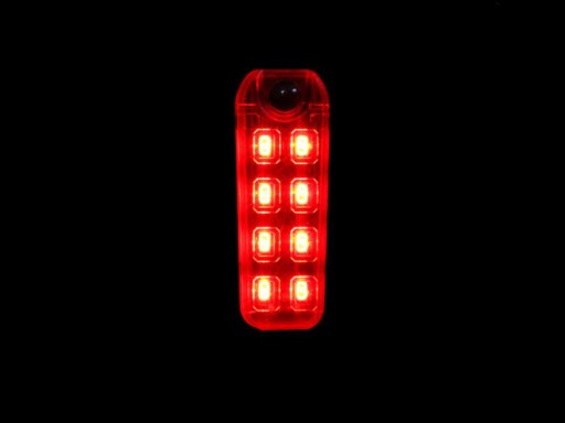 BIKE ZADNÁ LAMPA USB LED BICYKLOVÉ SVETLO