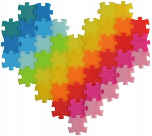 HRAČKY JIXELZ TUK BRAIN HRAČKA SRDCE 46 KUSOV