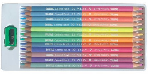 Astra PASTELOVÉ CERÚŽKY, obojstranné, 12=24
