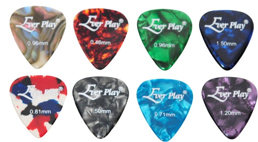AKCIA - 12 KS GITAROVÝ TRUSNIČ - PERIE - CELULOID