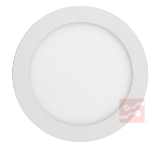 Okrúhly prisadený LED panel Gerrit 12W 230V 3000K
