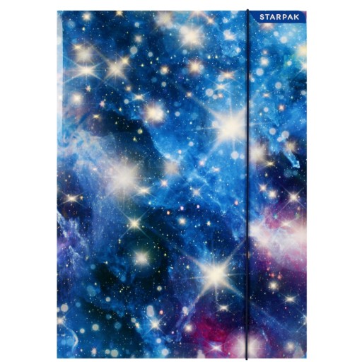 JEDNOZLOŽKA s gumičkou A4 Galaxy PAPER STARPAK DOKUMENTY