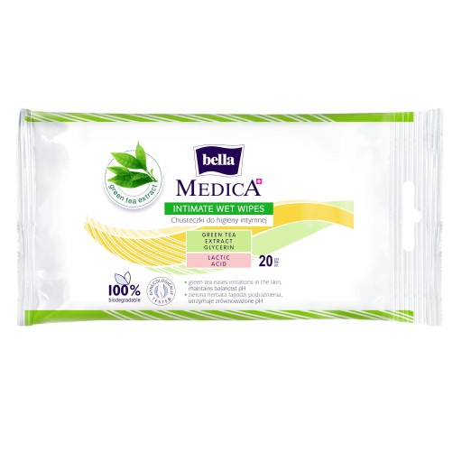 BELLA MEDICA WIPES na intímnu hygienu, 20 ks.