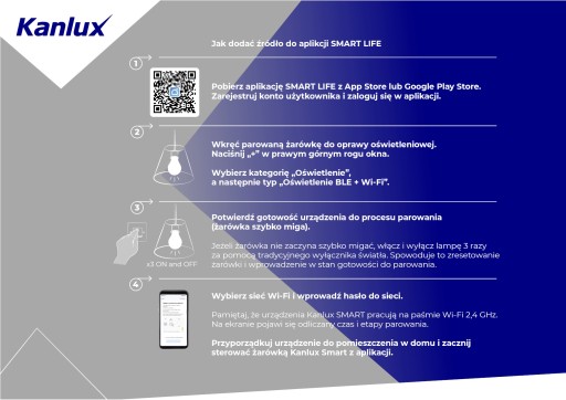 Inteligentná 9W WiFi LED RGB Žiarovka SMART KANLUX
