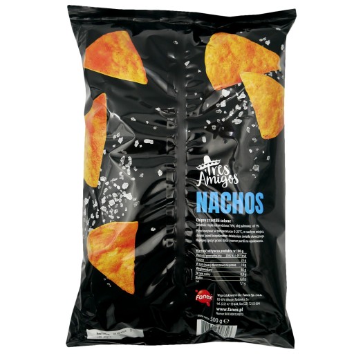 NACHOS SO SOĽOU Tres Amigos nachos solené 500g