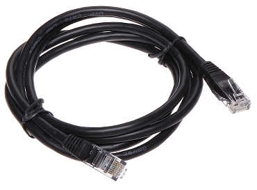 PATCHCORD RJ45/6/1,5-ČIERNA 1,5 m