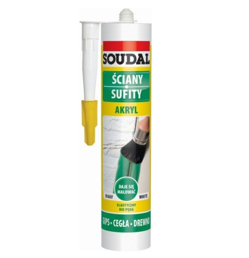SOUDAL Biely akryl 280 ml