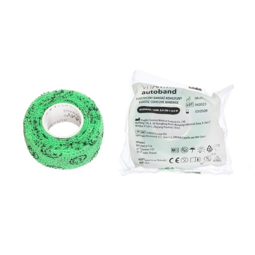 ELASTICKÝ, SAMOLEPIACI, KOHÉZNY BANDÁŽ, 2,5 cm