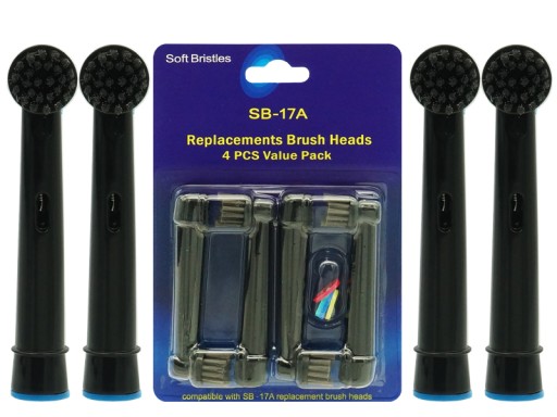 4x NÁSTROJE NÁHRADNÉ HLAVY KEFEK ORAL-B CLEAN PRO