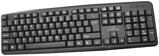 Ikonická čierna USB klávesnica - odolná a krásna!