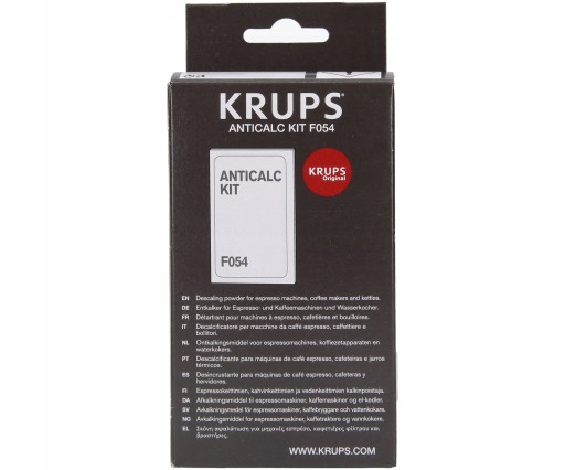 Odstraňovač vodného kameňa pre kávovar KRUPS F054 2x 40g + TEST ORIGINÁL