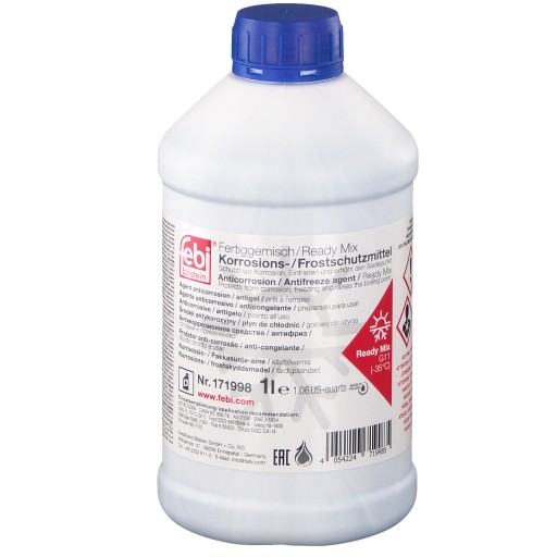 KVAPALINA RADIÁTOROV 1L MODRÁ KVALITA G11 READY-MIX