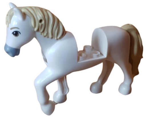 LEGO 76950c01pb07 Kôň Kôň biely NOVINKA (12g)