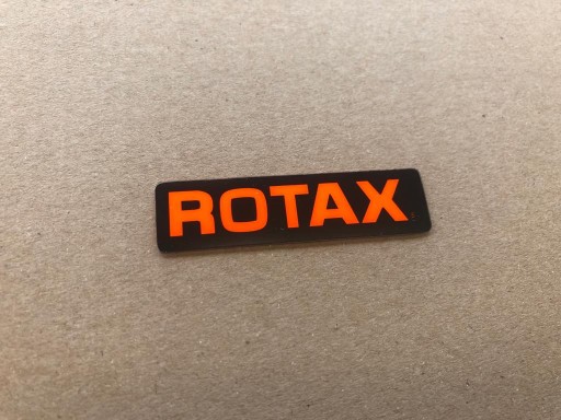 Samolepka s logom BRP Can-Am Rotax Fluo 11cm